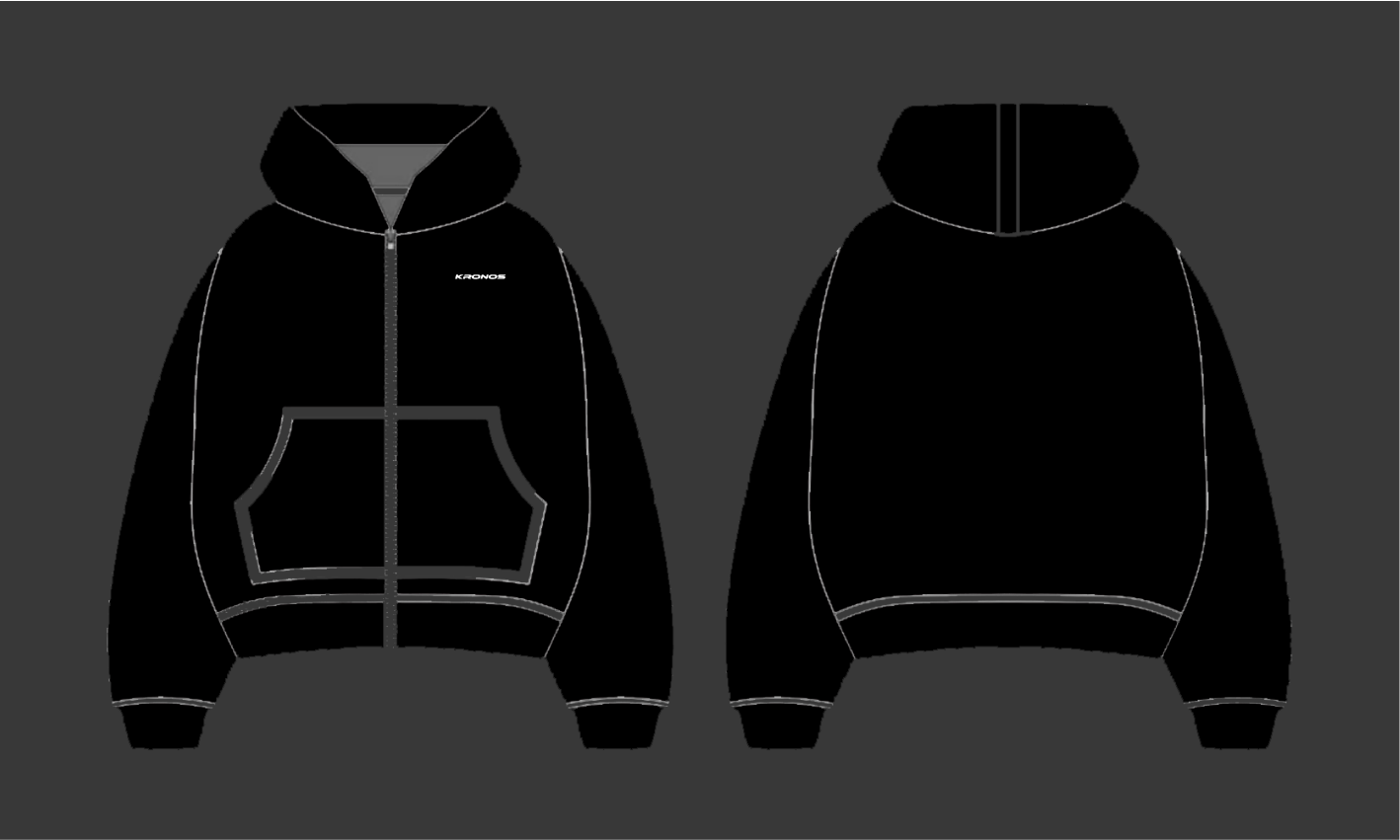 KRONOS 1 Zip Hoodie