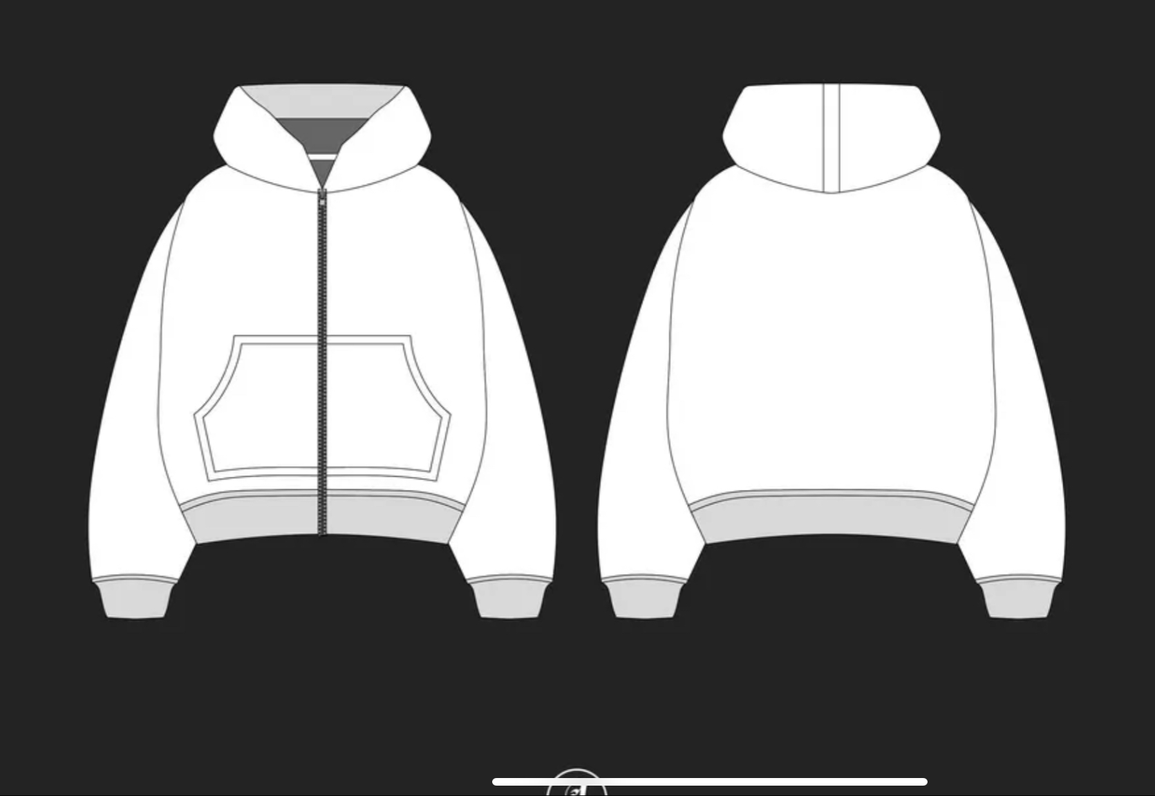 KRONOS 1 Zip Hoodie